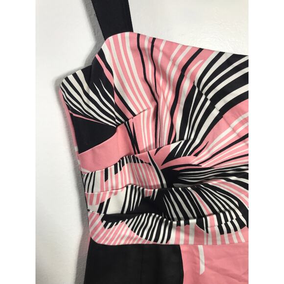 New Elie Tahari Women's Ginny Dress Pink Flower - Picture 8 of 14